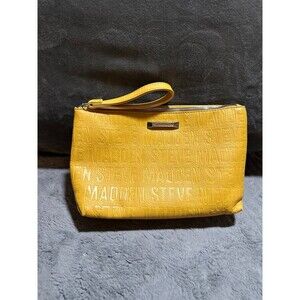 Steve Madden yellow clutch